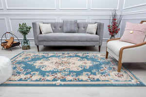 Mason Brooks Century CY20B Classic Blue Area Rug