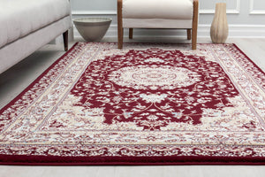 Mason Brooks Century CY30A Medallion Burgandy Area Rug