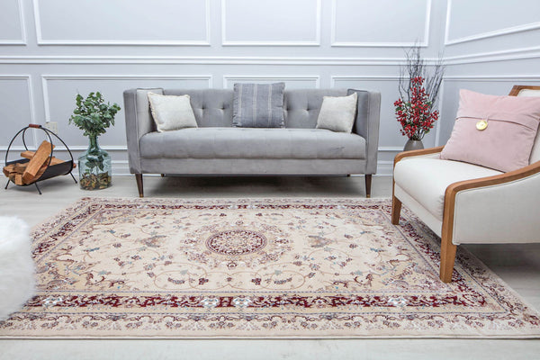 Mason Brooks Century CY30B Medallion Cream Area Rug