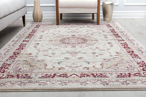 Mason Brooks Century CY30B Medallion Cream Area Rug