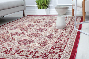 Mason Brooks Century CY40A Panel Red Area Rug