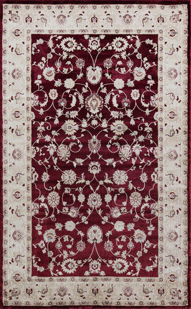 Mason Brooks Century CY50B Floral Burgandy Area Rug