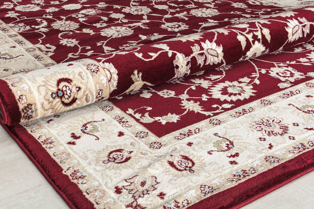 Mason Brooks Century CY50B Floral Burgandy Area Rug