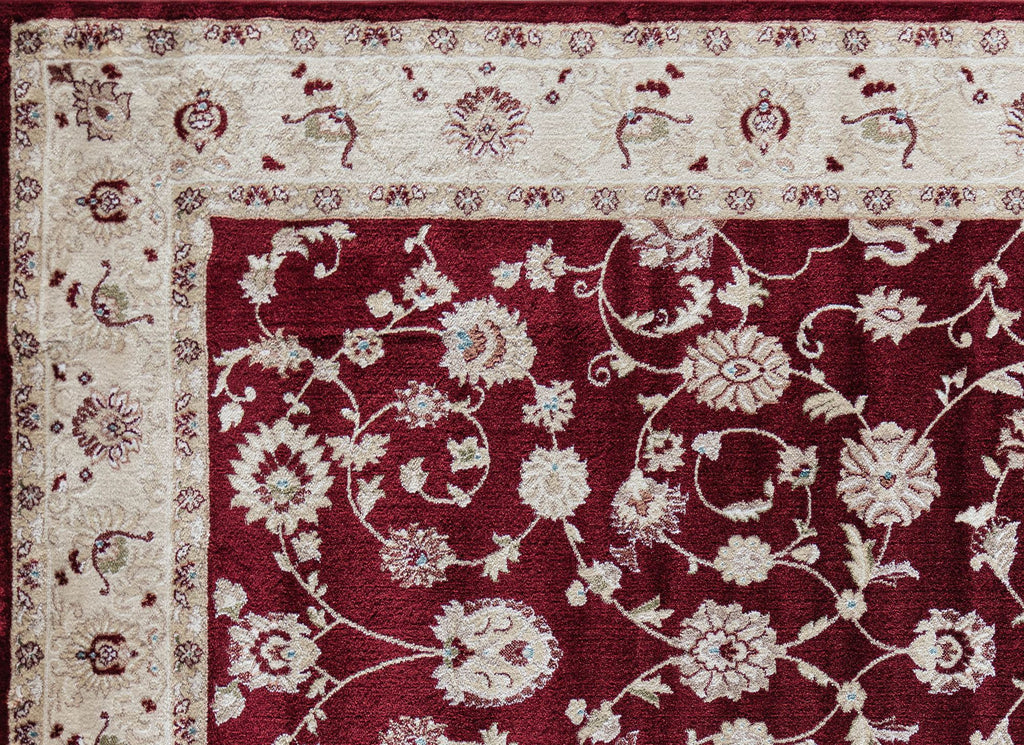 Mason Brooks Century CY50B Floral Burgandy Area Rug