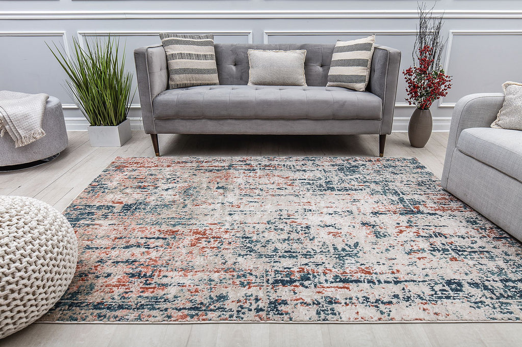 Rugs America Claire  CL65A Blue Mist Area Rug