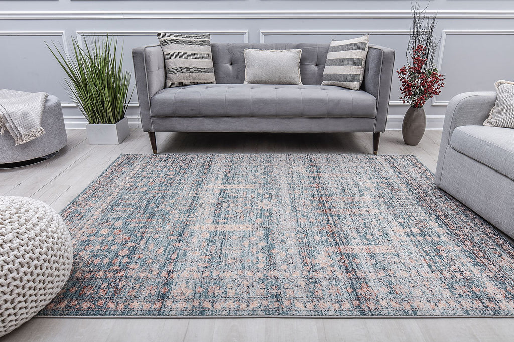 Rugs America Claire  CL90A Dark Harbor Area Rug