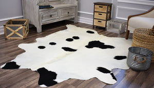 Mason Brooks Hand Curated Cowhide HC14 Blackish White 14 Area Rug