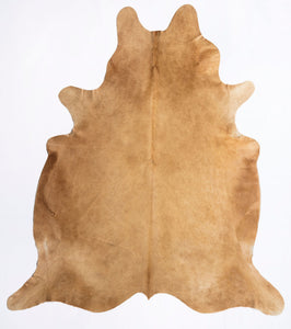 Mason Brooks Hand Curated Cowhide HC24 Natural Solid Beige 24 Area Rug