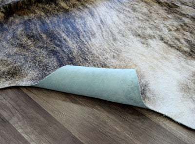 Our beautiful Hand Curated Cowhide,Light Exotic 27,Hand Curated Cowhide Light Exotic 27,5'x6'6",Contemporary,Pile Height: 0.2,Natural Suede,Cow Hide,Undyed,Natural Suede,Contemporary,Animal,Multi,White,Brazil,Rectangle,HC27 Area Rug