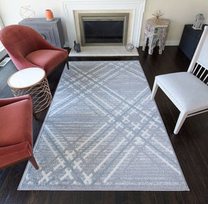 Mason Brooks Devon DV10B grey Overlay Area Rug