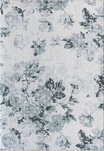 Isaac Mizrahi Eloise EO10A Botanical Blue Area Rug