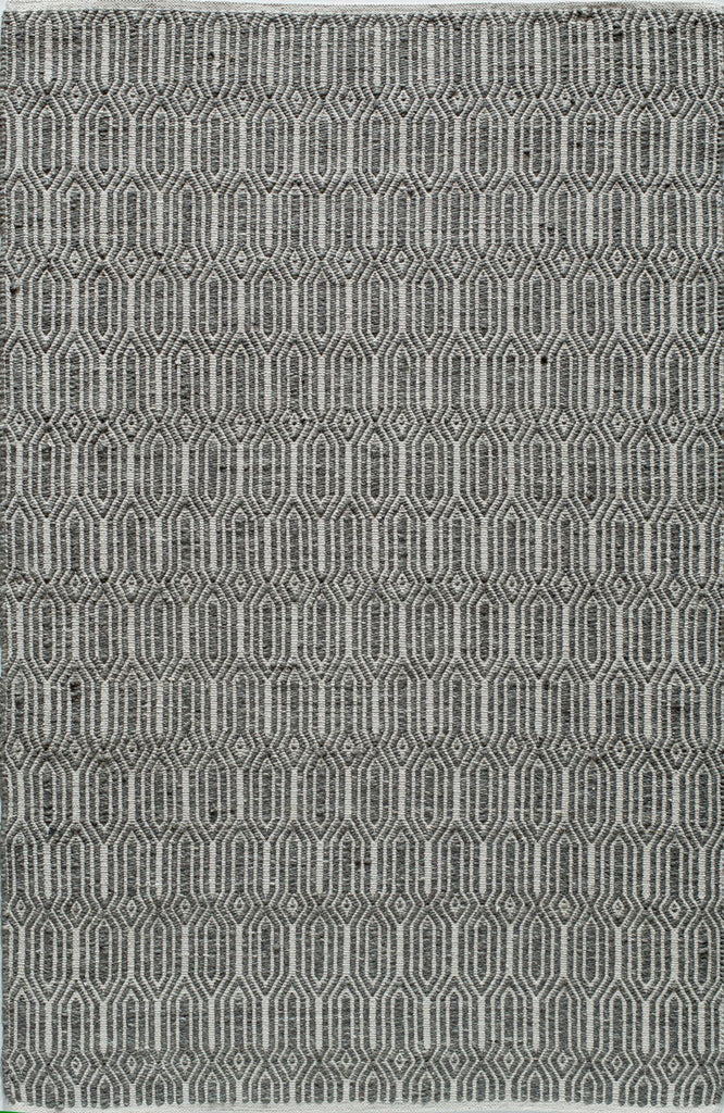 Our beautiful Emerson,Charcoal,Emerson Charcoal,2'x3',Contemporary,Pile Height: 0.3,Mixed Yarn,Wool,Viscose,Reversible,Mixed Yarn,Contemporary,Geometric,Gray,White,India,Rectangle,6235C Area Rug