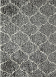 Mason Brooks Feather Shag FH200D grey Ivory Links Area Rug