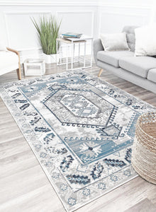 Mason Brooks Freya FY10A Misty Blue Area Rug