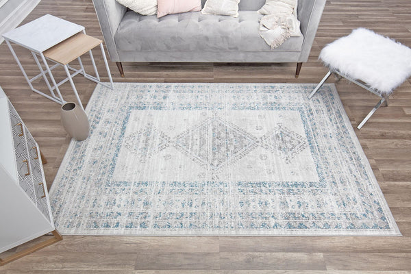 Mason Brooks Freya FY20A Grey Ivory Area Rug