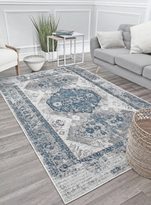 Mason Brooks Freya FY25A Blue Grey Area Rug