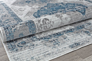 Mason Brooks Freya FY25A Blue Grey Area Rug