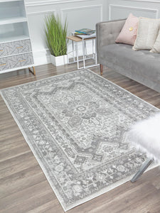 Mason Brooks Freya FY50A Chilly Grey Area Rug