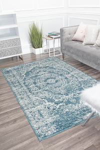 Mason Brooks Freya FY70A Blue Frost Area Rug