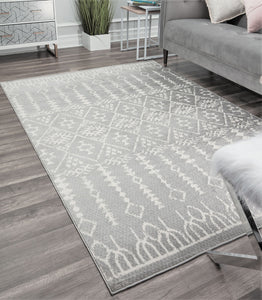 Rugs America Gabriel GL10A Grey Diamond Area Rug