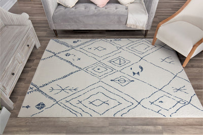Our beautiful Gabriel,Etched Diamond,Gabriel Etched Diamond,2'6"x4',Transitional,Pile Height: 0.4,Dense yarn,Polypropylene,Soft touch,Dense yarn,Transitional,Vintage,white,blue,Turkey,Rectangle,GL20A Area Rug