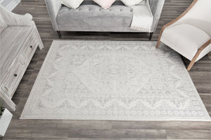 Our beautiful Gabriel,Grey Mist,Gabriel Grey Mist,2'6"x4',Transitional,Pile Height: 0.4,Dense yarn,Polypropylene,Soft touch,Dense yarn,Transitional,Vintage,Light Gray,Gray,Turkey,Rectangle,GL30A Area Rug