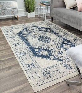 Mason Brooks Gabriel GL40C Deep Blue Area Rug