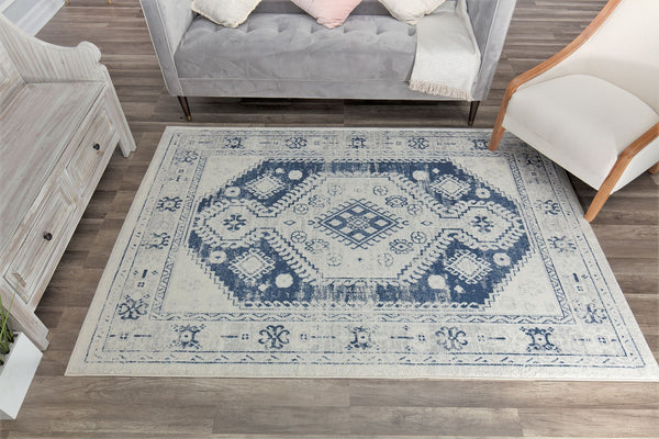 Mason Brooks Gabriel GL40C Deep Blue Area Rug