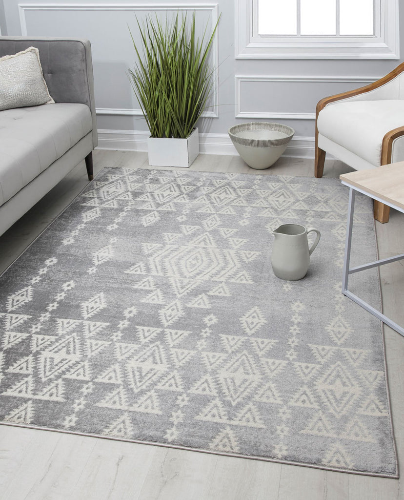 Rugs America Gabriel GL50B Platinum Nova Area Rug