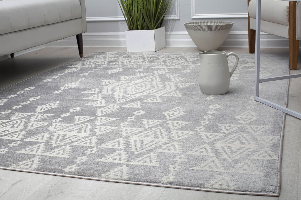 Rugs America Gabriel GL50B Platinum Nova Area Rug