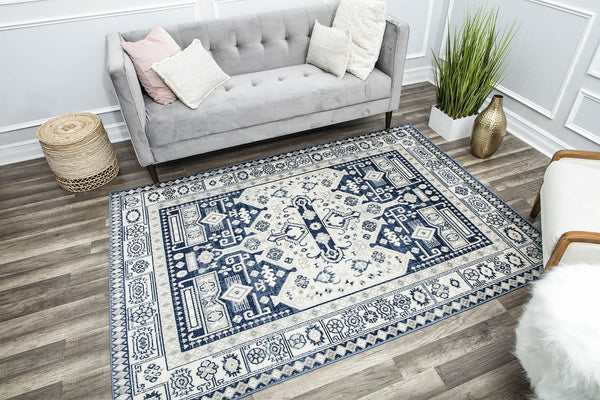 Mason Brooks Gabriel GL60C Navy Koti Area Rug