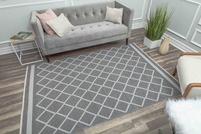 Our beautiful Hadley,Imperial Platinum Silver,Hadley Imperial Platinum Silver,2'6" x 4',Vintage,Pile Height: 0.3,Reversible,Polyester,Cotton,Flatweave,Reversible,Vintage,Transitional,Gray,White,Turkey,Rectangle,HD10B Area Rug
