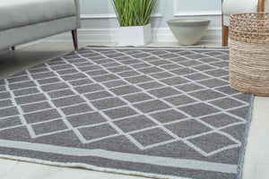 Mason Brooks Hadley HD10B Imperial Platinum Silver Area Rug