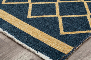 Mason Brooks Hadley HD10C Imperial Navy Gold Area Rug