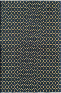 Rugs America Hadley HD20C Navy Gold Soverneignty Area Rug