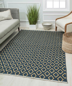 Rugs America Hadley HD20C Navy Gold Soverneignty Area Rug