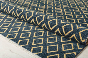 Rugs America Hadley HD20C Navy Gold Soverneignty Area Rug