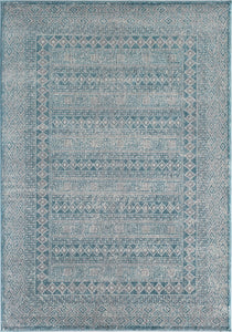 Rugs America Hailey HY20B Maiden Light Blue Area Rug