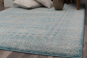 Rugs America Hailey HY20B Maiden Light Blue Area Rug