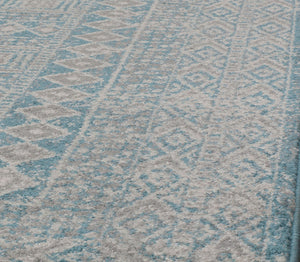 Rugs America Hailey HY20B Maiden Light Blue Area Rug