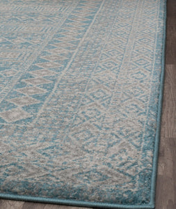 Rugs America Hailey HY20B Maiden Light Blue Area Rug