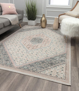 Mason Brooks Hailey HY30A Quartz Ivory Area Rug