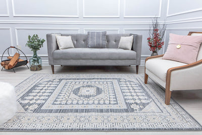 Our beautiful Hailey,Cumulus Cloud,Hailey Cumulus Cloud,2'6" x 4',Vintage,Pile Height: 0.5,Durable,Polypropylene,Soft touch,Durable,Vintage,Abstract,Gray,Beige,Turkey,Rectangle,HY40B Area Rug