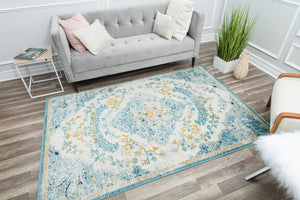 Mason Brooks Hailey HY50C Fresh Chicory Area Rug