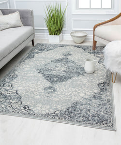 Rugs America Hailey HY50H Spring Snowflake Area Rug