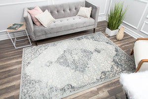 Our beautiful Hailey,Spring Snowflake,Hailey Spring Snowflake,2'6"x4',Vintage,Pile Height: 0.5,Durable,Polypropylene,Soft touch,Durable,Vintage,Transitional,Turkey,Rectangle,HY50H Area Rug