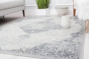 Rugs America Hailey HY50H Spring Snowflake Area Rug