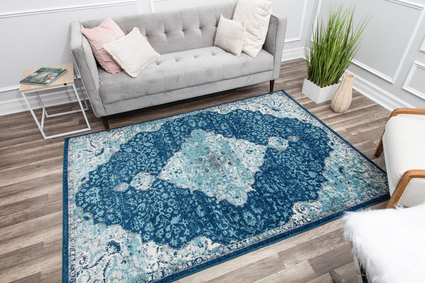 Rugs America Hailey HY50I Radiant Iris Area Rug