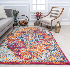 Rugs America Hailey HY50R Rosy Peach Area Rug