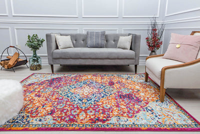 Our beautiful Hailey,Rosy Peach,Hailey Rosy Peach,2'6" x 4',Vintage,Pile Height: 0.5,Durable,Polypropylene,Soft touch,Durable,Vintage,Abstract,Red,Orange,Turkey,Rectangle,HY50R Area Rug